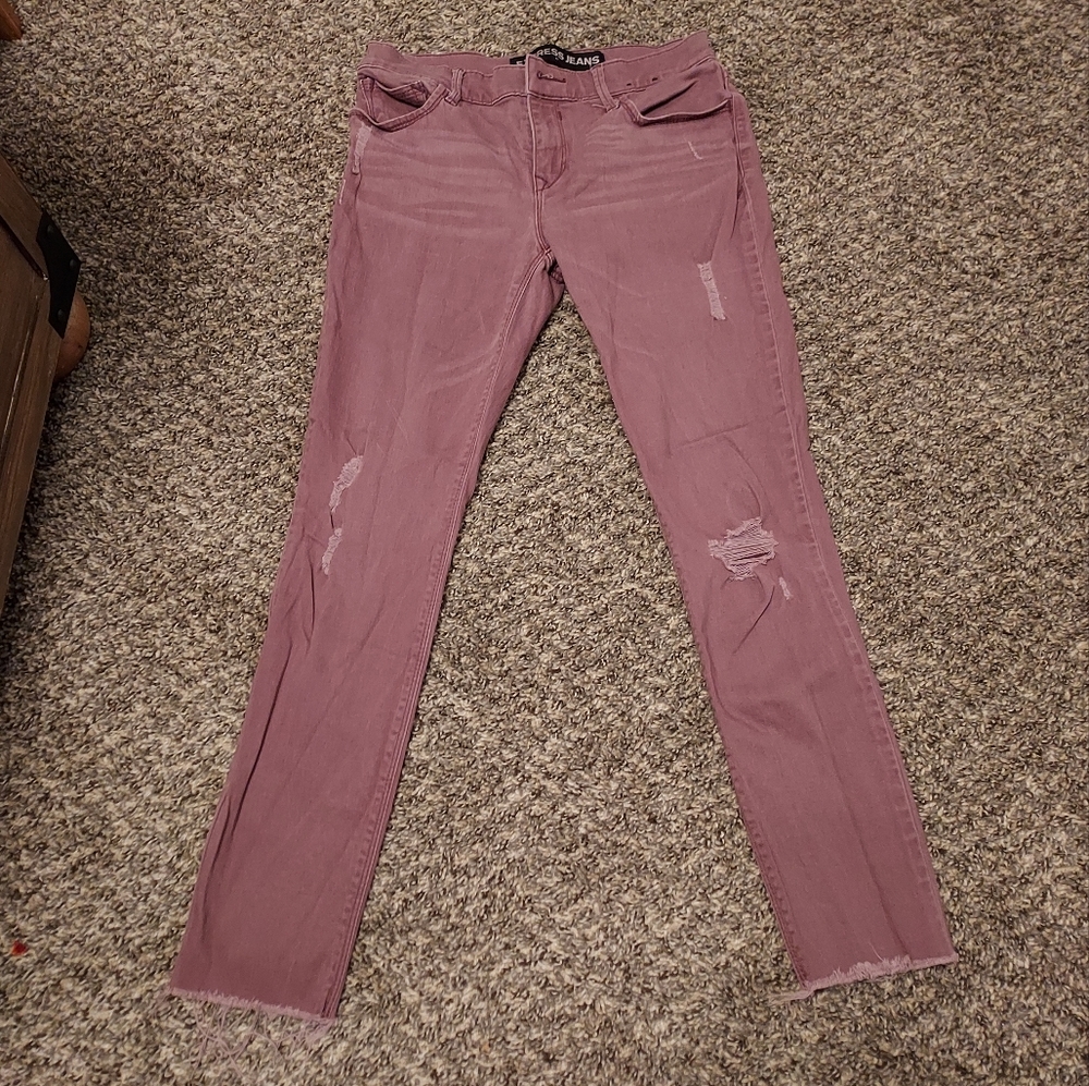 Express Women's Skinny Jeans - Dusty Rose